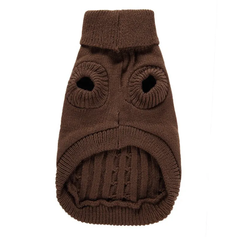 Pet Winter Clothes Classic Dog Blank Sweater