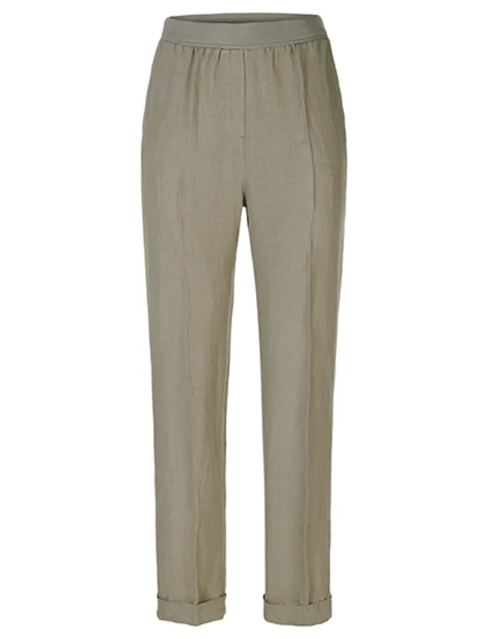 Riani Casual Fit Slip On Linen Trousers 443880 4263 Col 544