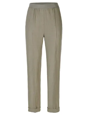 Riani Casual Fit Slip On Linen Trousers 443880 4263 Col 544