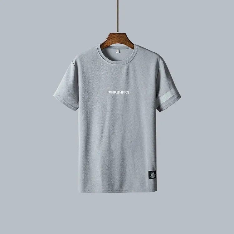 Short Sleeve T-Shirt Loose Round-Neck Half Sleeved White TSummer Trendy Tops T-Shirt