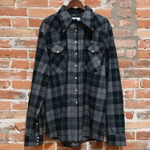 Sleeve Reaper Men's Shirt in Green Plaid