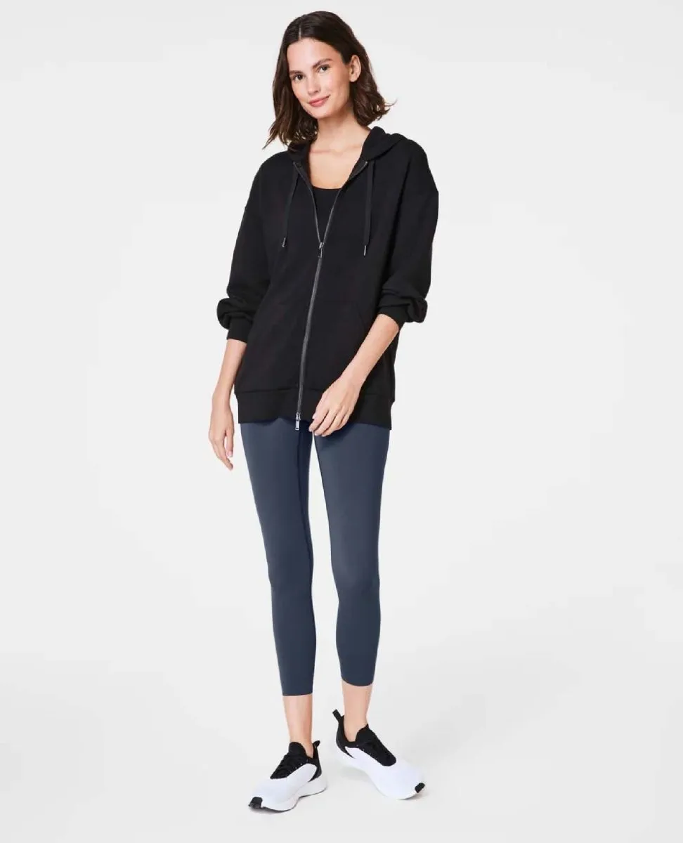 Spanx® Airessentials Full Zip Hoodie Very Black