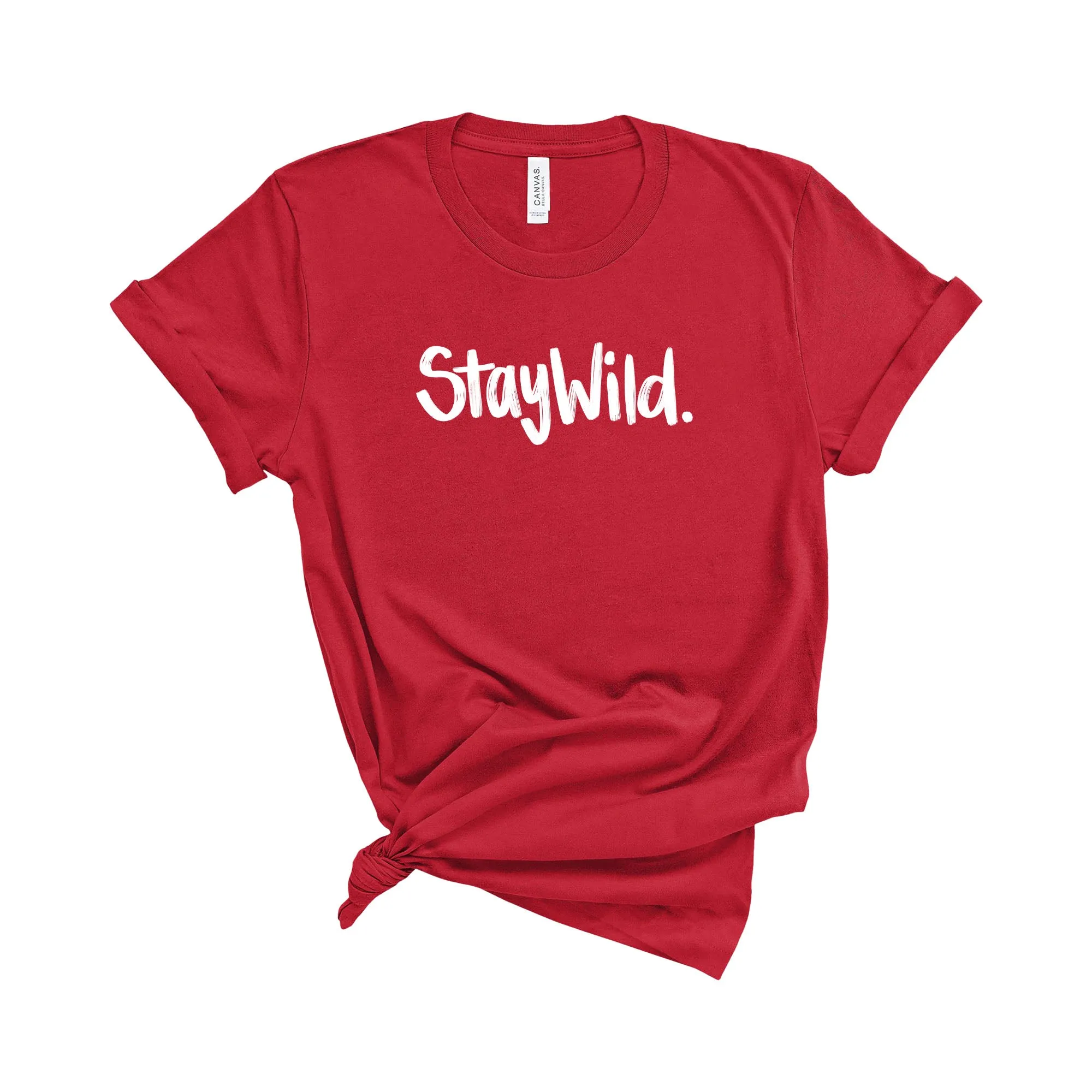 Stay Wild Hand Drawn Minimalist T-Shirt