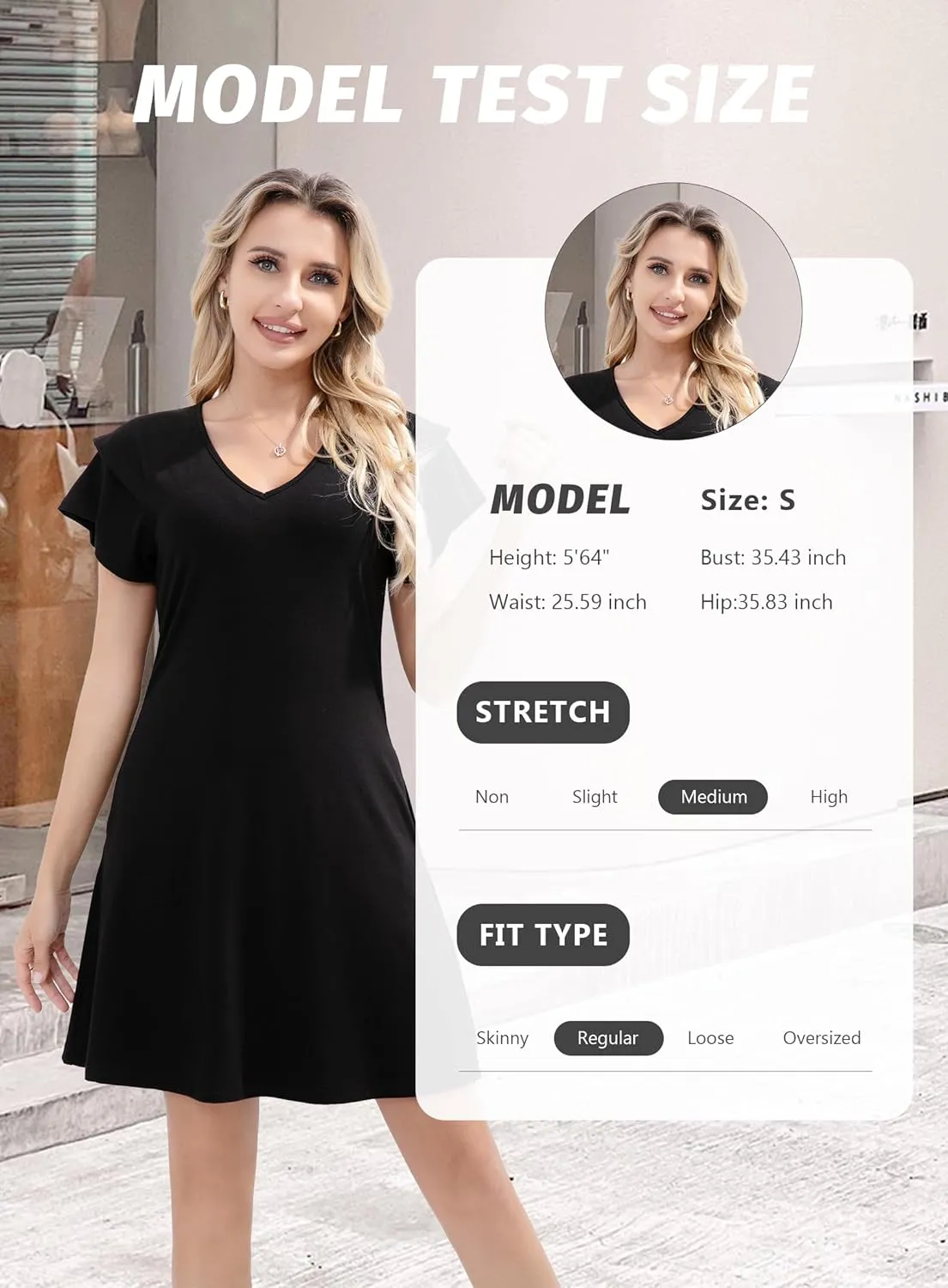 Summer Dresses for Women 2025 Casual Ruffle Sleeves Mini Dress Sundresses Floral Boho Beach Dresses with Pockets