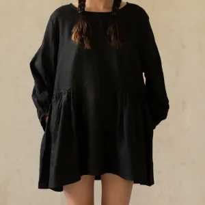 THE 'SOMERLUS' DRESS IN PURE LINEN