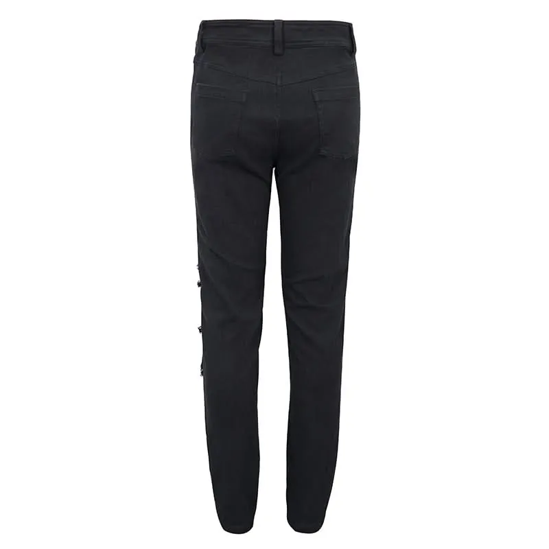 ‘Tokyo Streets’ Punk Ripped Trousers