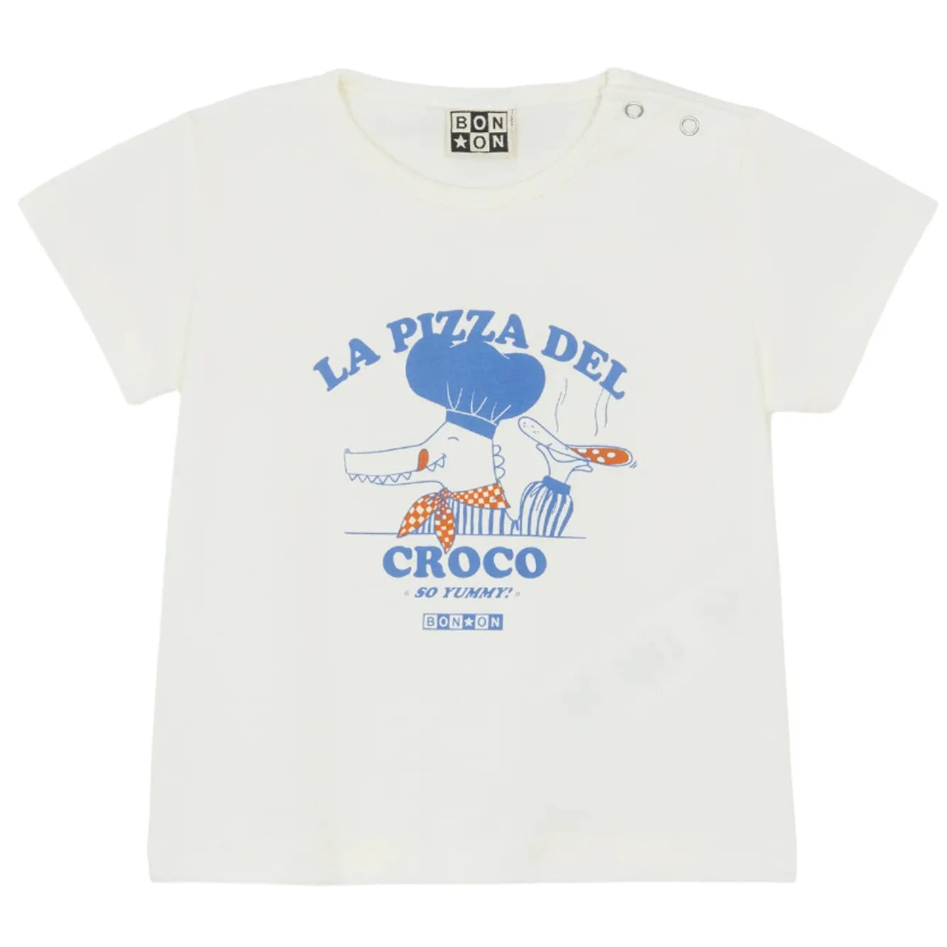 Tuba Pizza T-Shirt Ecru Bonton