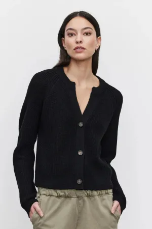 Velvet Shayla Engineered Stitches Cardigan