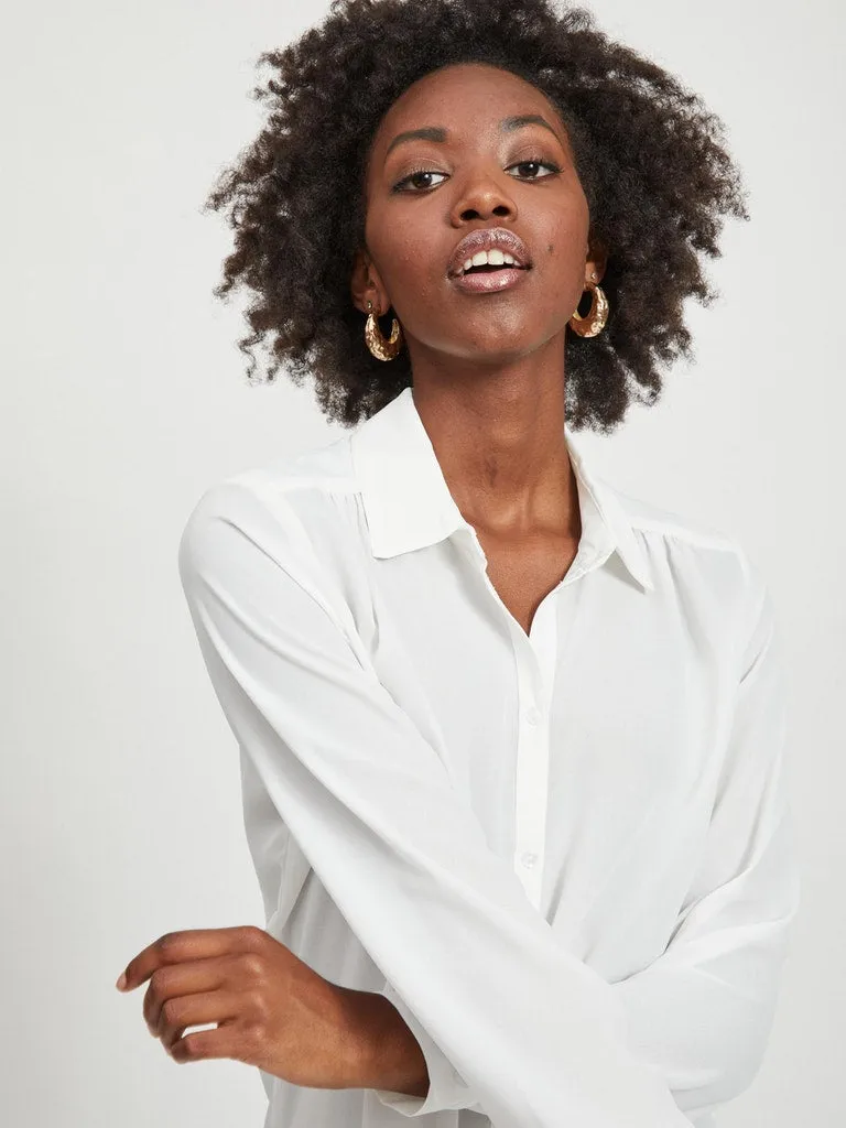 VILA GmbH / Damen-Shirt / VILUCY BUTTON  L/S TUNIC - NOOS