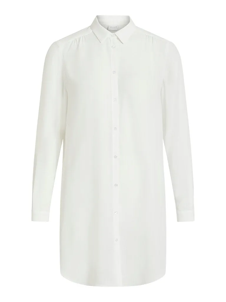 VILA GmbH / Damen-Shirt / VILUCY BUTTON  L/S TUNIC - NOOS