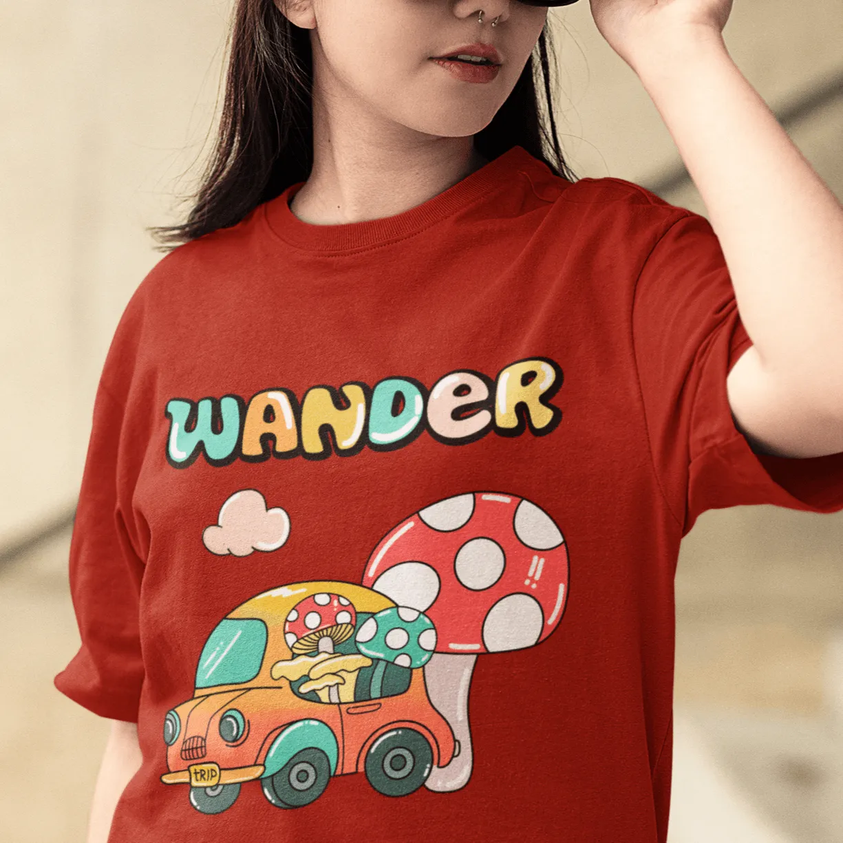 Wander Unisex Oversized T-shirts