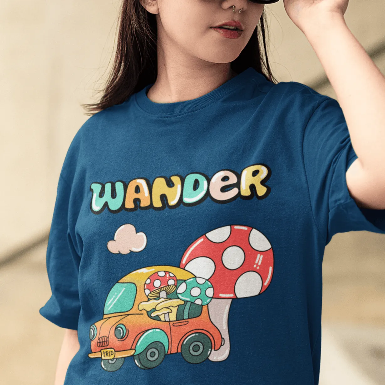Wander Unisex Oversized T-shirts