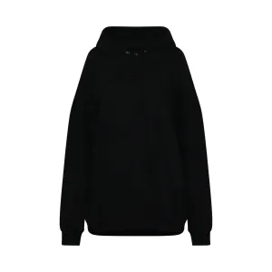 We11done Back Logo Hoodie in Black