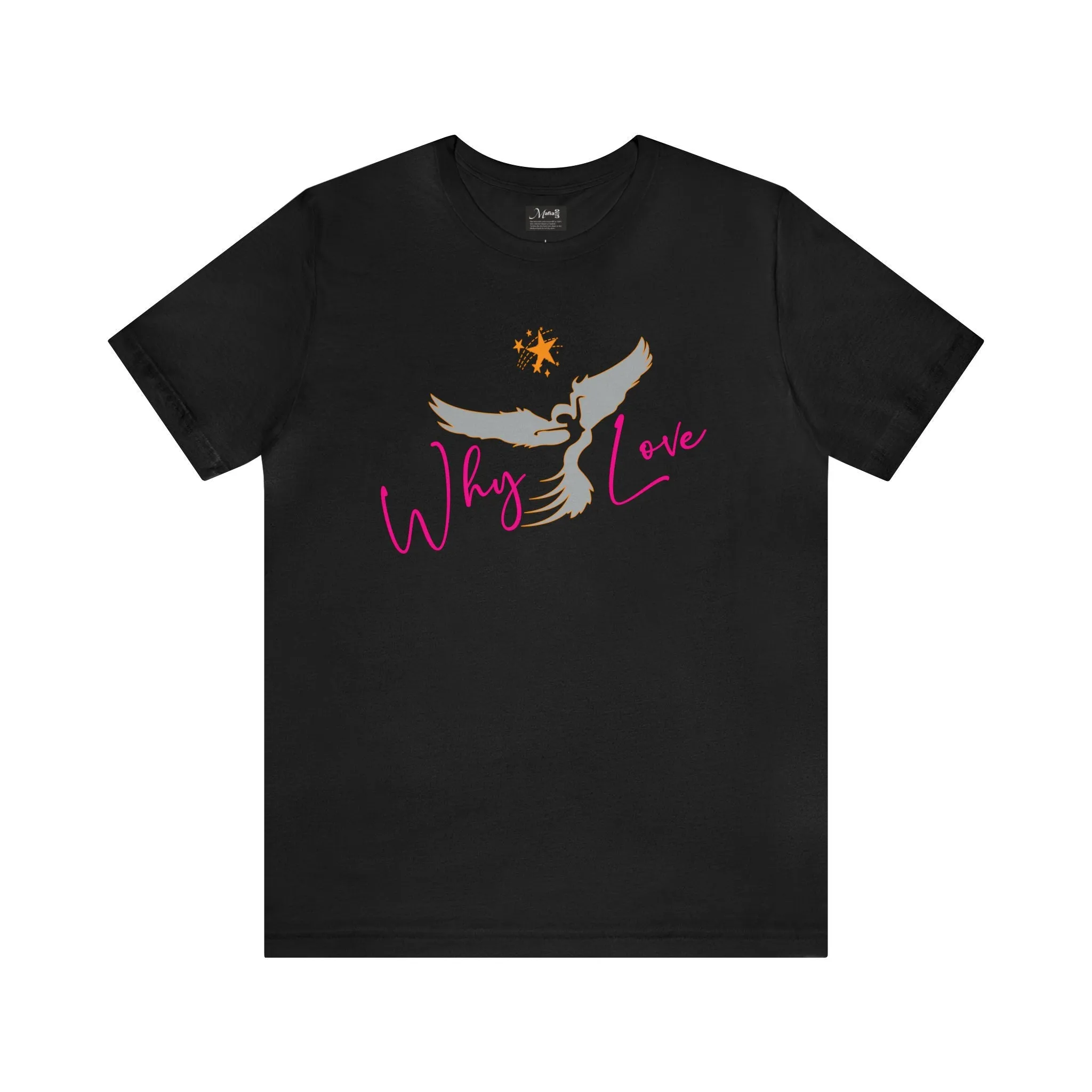 Why Love T-shirt | Funny T shirts | Cute Lose tops | Oversize Graphic tees for women | Big Women clothes Loose fit shirt