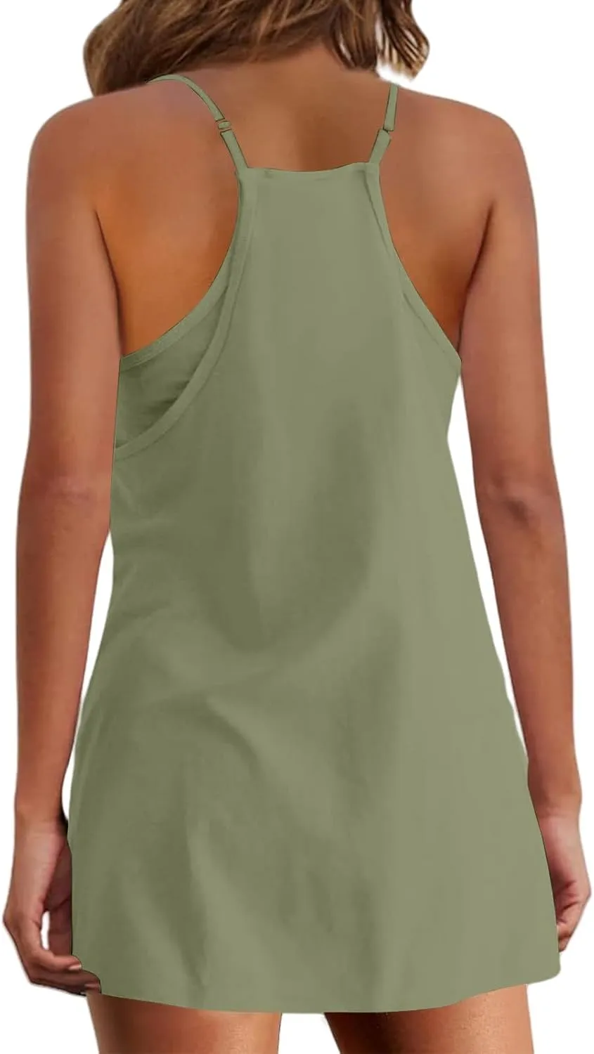 Women's Ditsy Floral Smocked Summer Sundress V-Neck Drawstring Spring Dresses 2025