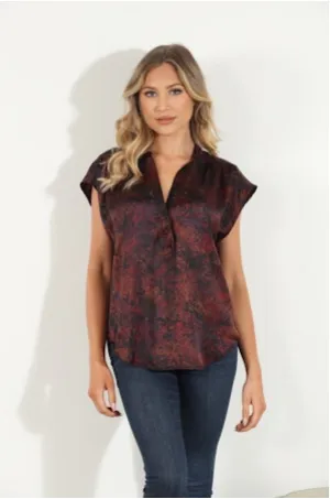 Woven Dolman Top | Randall Print