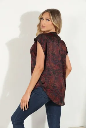 Woven Dolman Top | Randall Print