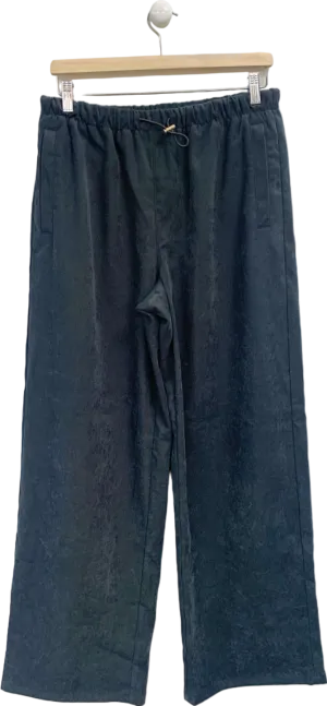 Zara Black Wide Leg Trousers UK L